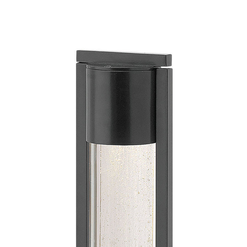 Shelter 1 Light Bollard Light, Black, MR-16