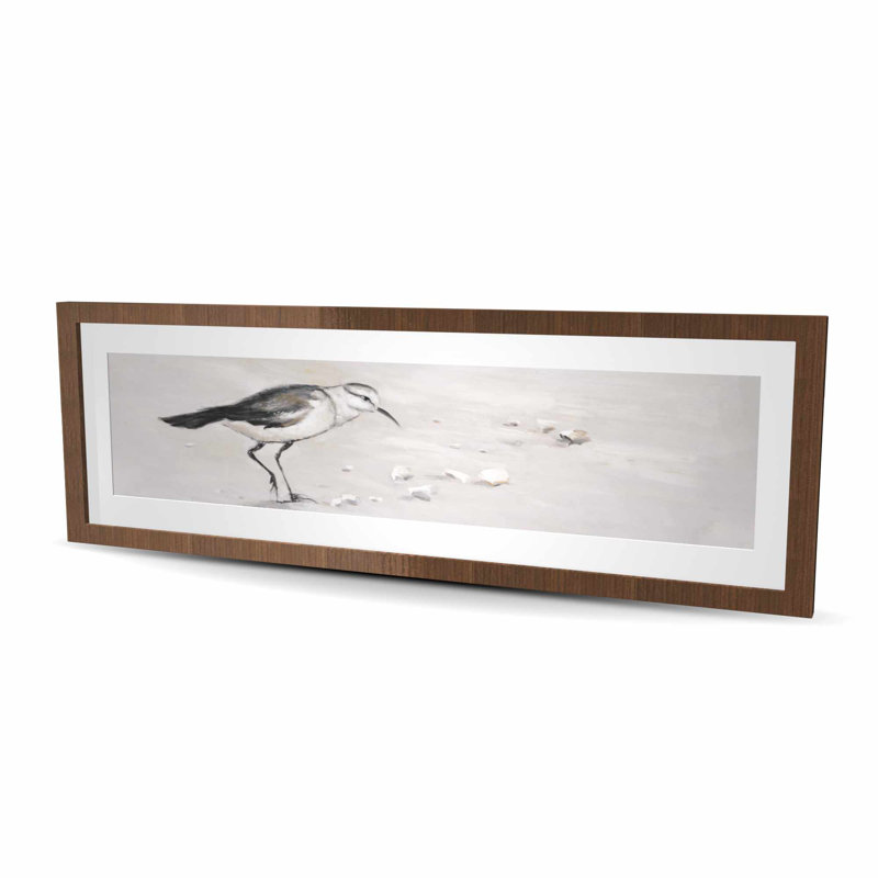 «Semipalmated Sandpiper», reproduction matte encadrée | Décor côtier