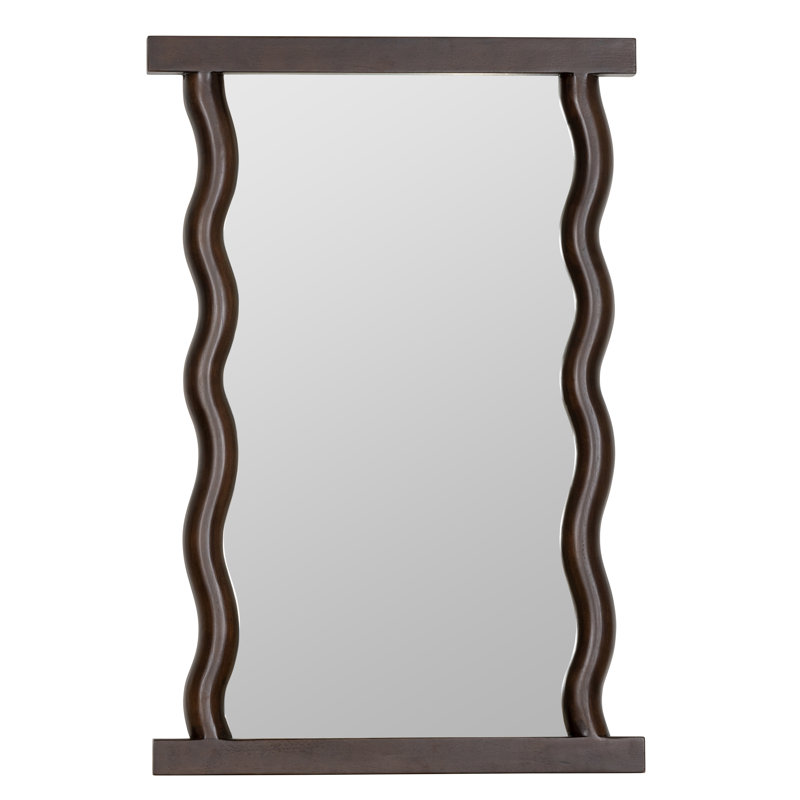 Livia Rectangle Solid Wood Mirror, 35.5" x 23.5"