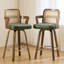 Tabouret de bar et de comptoir rembourré avec accoudoirs-1156922171-1156922172