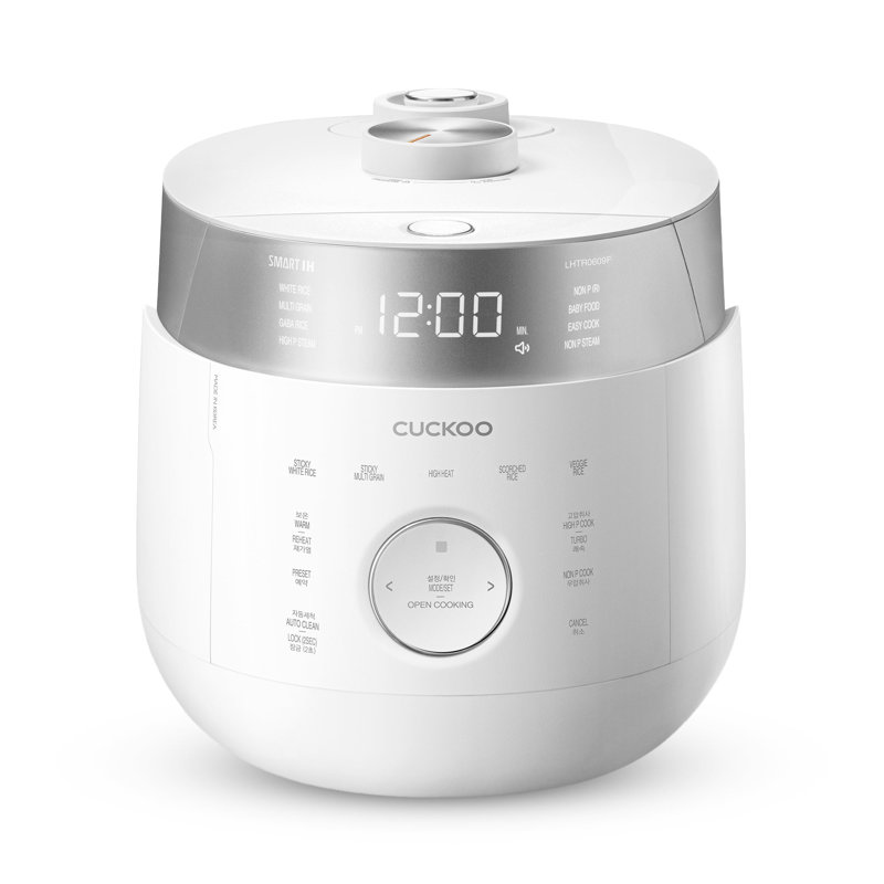 CUCKOO 6-Cup IH Twin Pressure Rice Cooker