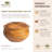 Rainforest Bowls Teak Serving Bowl