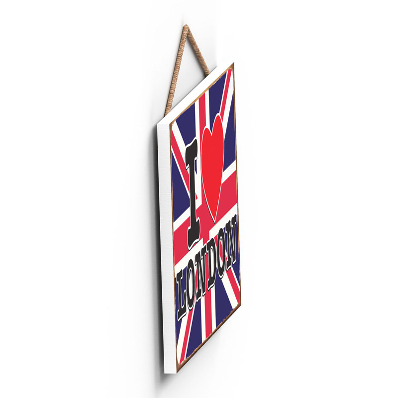 I Love London - Print on MDF