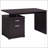 2-Drawer Reversible Office Desk with Spacious Desktop and Ample Storage, Perfect for Modern Workspaces