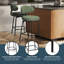 Tabouret de comptoir pivotant 27 po Bayville-115184304