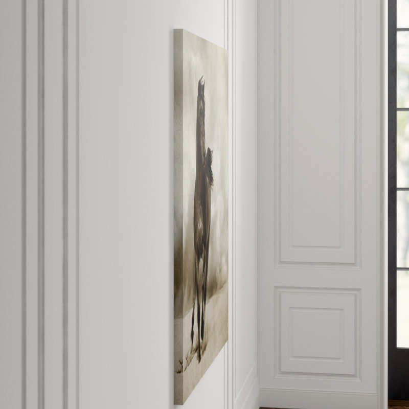 In Desert Storm Print by Sofia Fox, 60" H x 48" W, Glass Coat