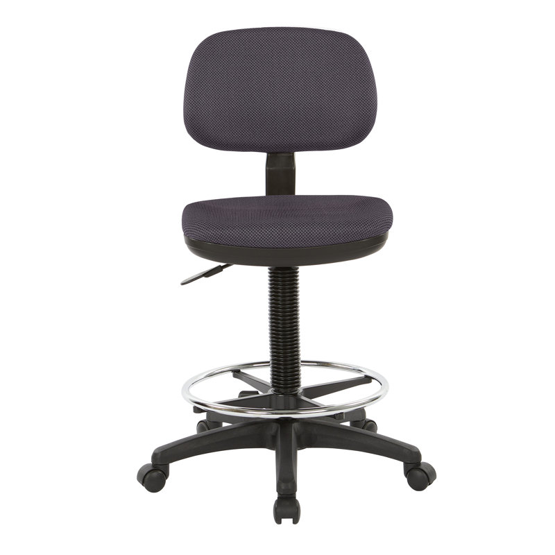 Work Smart Drafting Chair, Diamond - Jet
