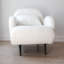 Cloud-arm Upholstered Boucle Accent Chair With Pillow