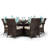 Karas 6 Seater Dining Set with Cushions and Parasol-39926004