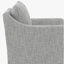 Fauteuil pivotant gris Merced