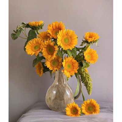 Vase en céramique avec grandes poignées
