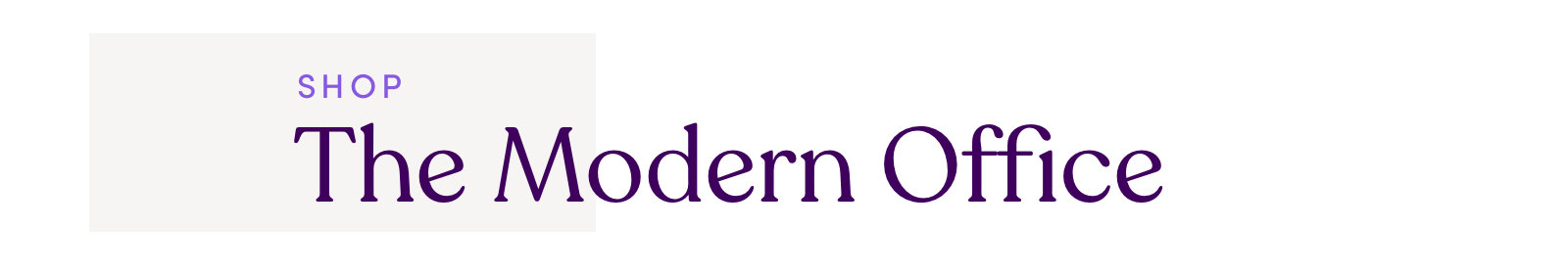 SHOP The Modern Office

