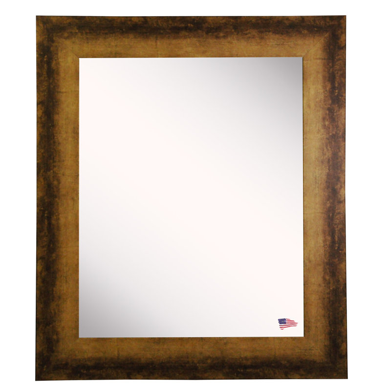 Arkansas Wood Flat Wall Mirror, 48" H x 36" W