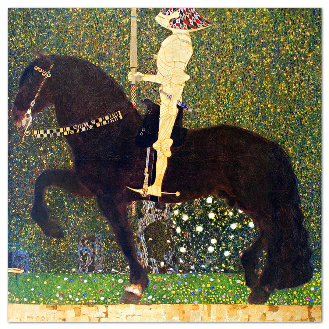 Kunstdruck The Golden Knight von Gustav Klimt