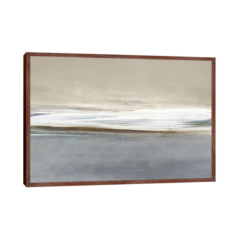 Reflective II by Jake Messina - Painting on Canvas, Classic Brown Wood Framed, 66.04 cm H x 45.72 cm W