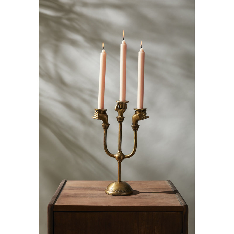 Decker Haunted Hands Candelabra 8.75"x 4"x 13"