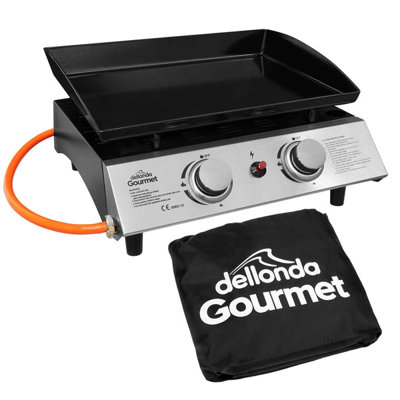 Dellonda 2 - Burner Portable Liquid Propane 17060 BTU BTU Gas Grill
