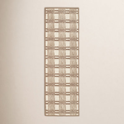 Hand-Tufted Striped Geometric Rug