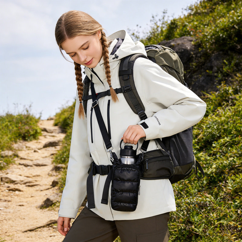 Bouteille d'eau Sac à bandoulière pratique et imperméable, E
