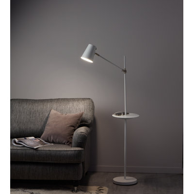 Evered 144 H cm Tray Table Floor Lamp with USB