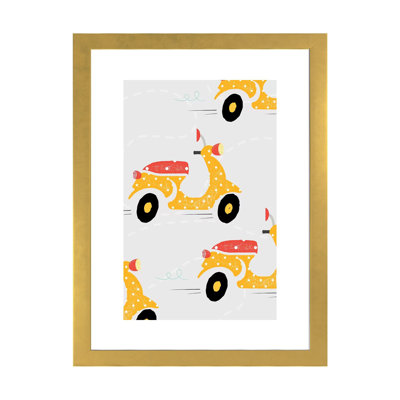 «On the Road Motorcycles», reproduction d'impression