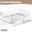 Lit plateforme grand avec tiroirs de rangement, structure de lit de jour en métal avec conception de tuyau rond de sécurité améliorée, conception à profil bas, blanc-1443987639-1443987636