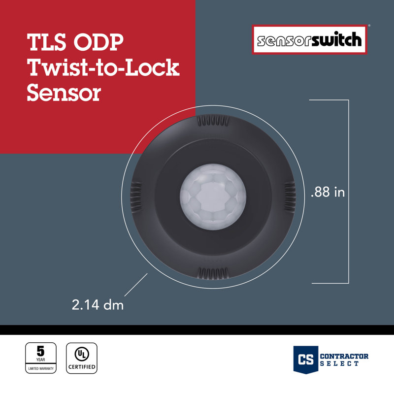 Capteur Twist-to-Lock pour l'éclairage extérieur