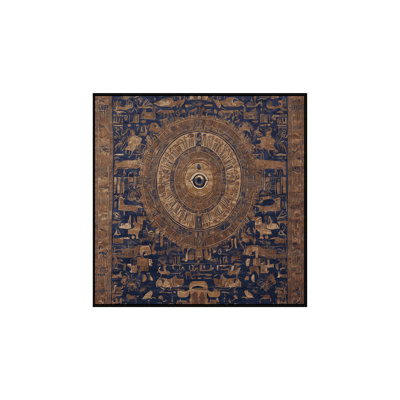 Tapis brun lavable à la machine