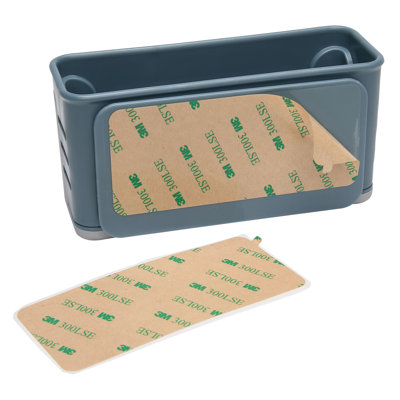 Porte-évier extensible Clorox KeptClean - Organise les éponges et les brosses, les accessoires de rangement des tablettes extensibles, les poteaux de séchage pour les verres, le séchage rapide, le montage facile à peler et à coller - amande