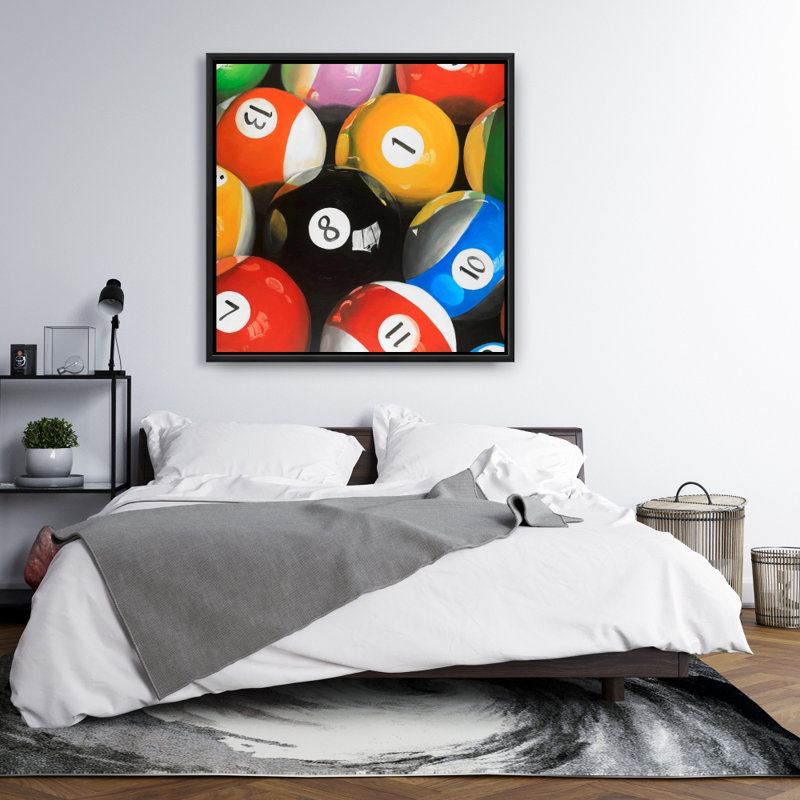 " Pool Balls Closeup "