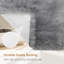 Ismene Solid Colour Shag Area Rug-846224126-910443420