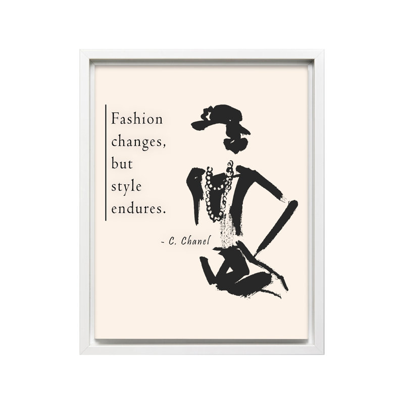 Changement de mode, Canvas, 12"H x 16"W, White Framed