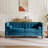 Haahris 69'' W Tuxedo Arm Upholstery Velvet Loveseat Sofa-1184693196