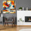 «Circles Abstract 4» par Rey Klimt, art mural en verre acrylique-1928701740