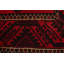 Tapis de bois one-of-kind à la main-noué la 2010 anatolian rouge 4 pi 9 po x 9 pi 9 po Kehrli