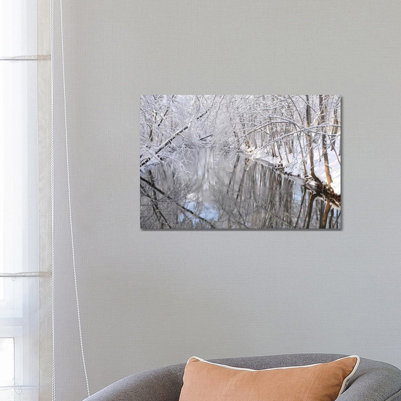 Winter River by Brian Wolf - Wrapped Canvas Print