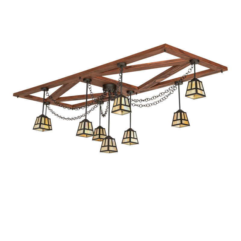 Lustre 9 lumières 96 po Pocono