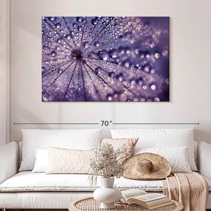 Harnek Purple Reflections, 32" H x 48" W