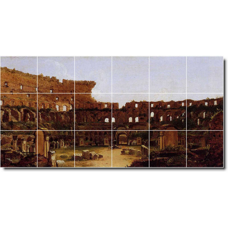 Carreau de céramique décorative 36 po x 18 po 6 po x 6 po, Historique 01831