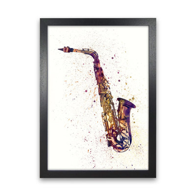 Saxophone by Michael Tompsett - Print