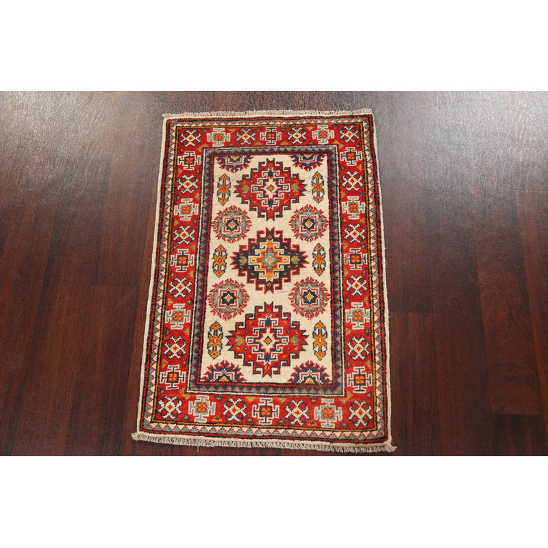 One-of-a-Kind 2'0" X 2'11" Wool Area Rug in Ivory