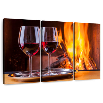 Yarlin Wine By The Fireplace