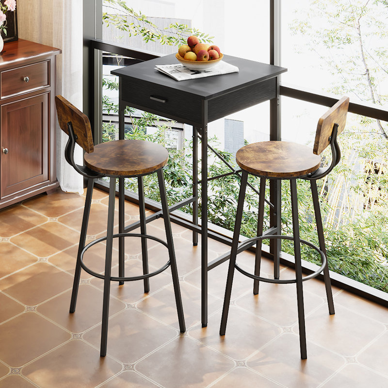 60cm W Bedside Table, Black