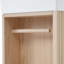 Meuble-lavabo 18,6 po avec lavabo, meuble-lavabo avec tablette à deux niveaux, orienté vers la gauche ou vers la droite