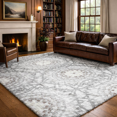 Tapis à poils longs lavable à la machine de qualité supérieure ADS619