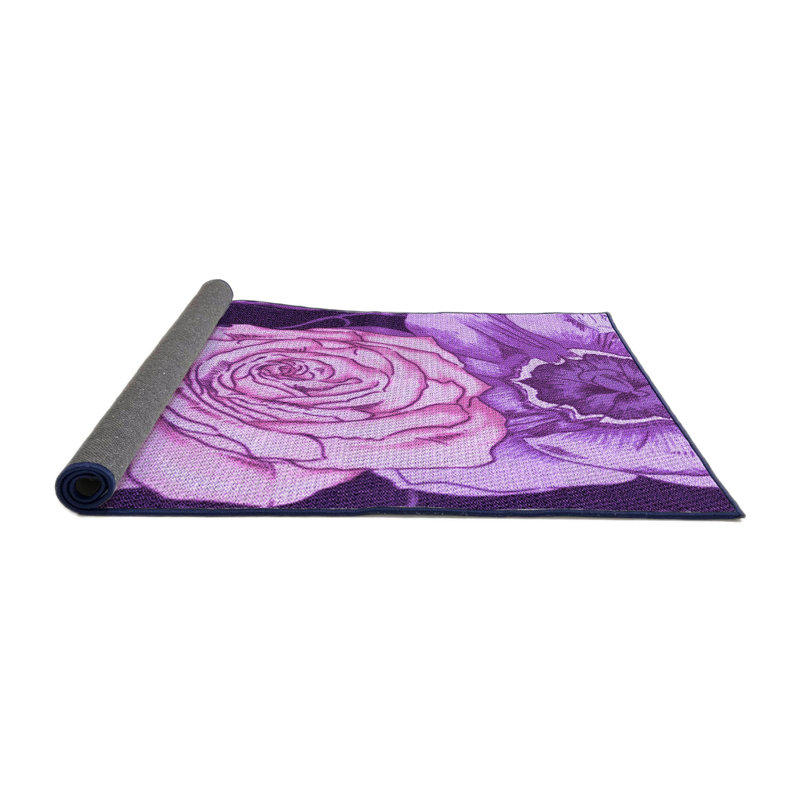 Performance Wool Floral Indoor Rug, Round 7'