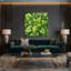 "Watercolor Botanical 60", art mural sur toile verte-1606874968