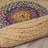 Whimsical Hand-braided Natural Fiber Jute Round Indoor Area Rug with Fringe-91954140