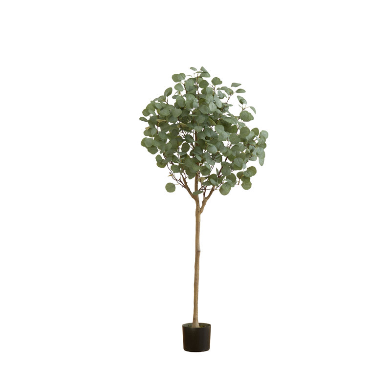 Faux eucalyptus 60 po en pot
