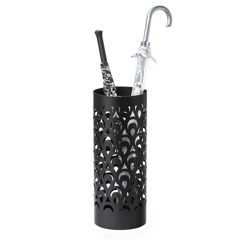 Hofmann Metal Freestanding Umbrella Stand, Black